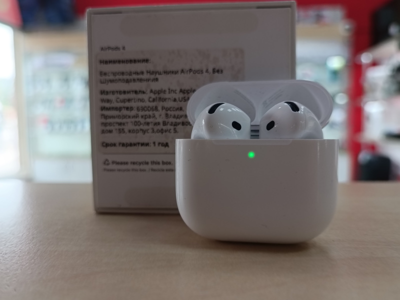Наушники Apple AirPods 4 (Без ANC)